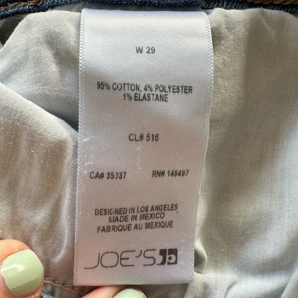 Joe’s Jeans Candace Cut Distressed Ankle Jeans Waist 29 Medium Wash Retro Boho - Picture 7 of 9